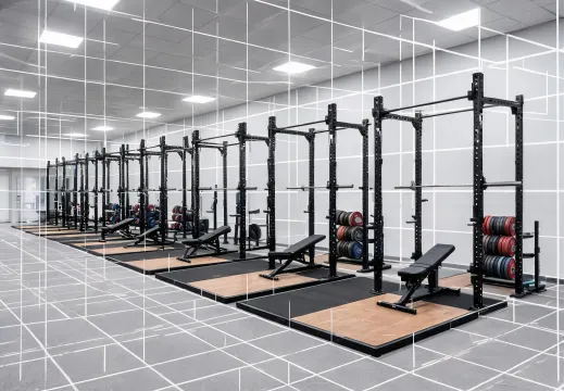 Racks and benches layout